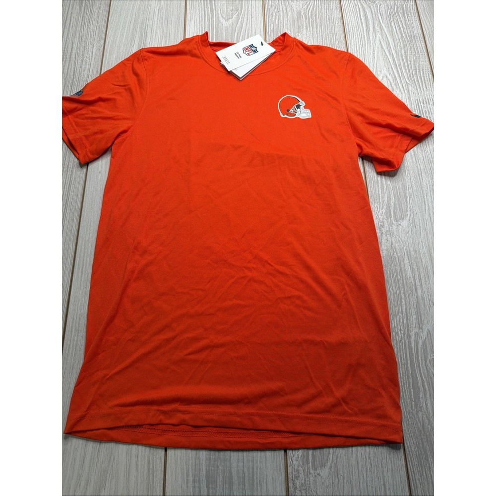 New Nike Cleveland Browns Mens Football Dri-fit Shirt Size 4XL On Field Orange